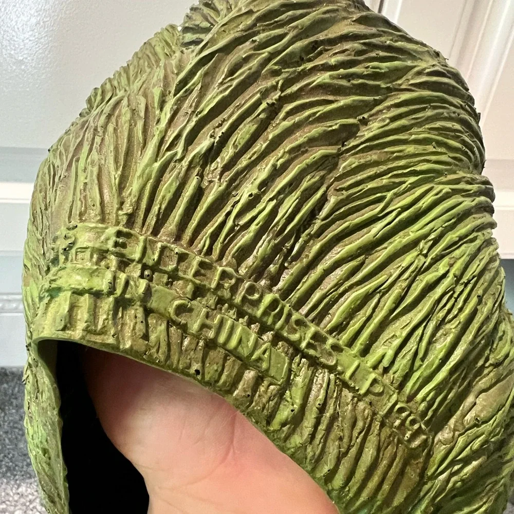 THE GRINCH MASK TM 1997 Costume Dr Seuss Enterprises Halloween Christmas VTG